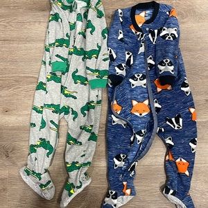 18m sleeper pajamas footie - E